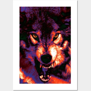 Wolf ayes 01 Posters and Art